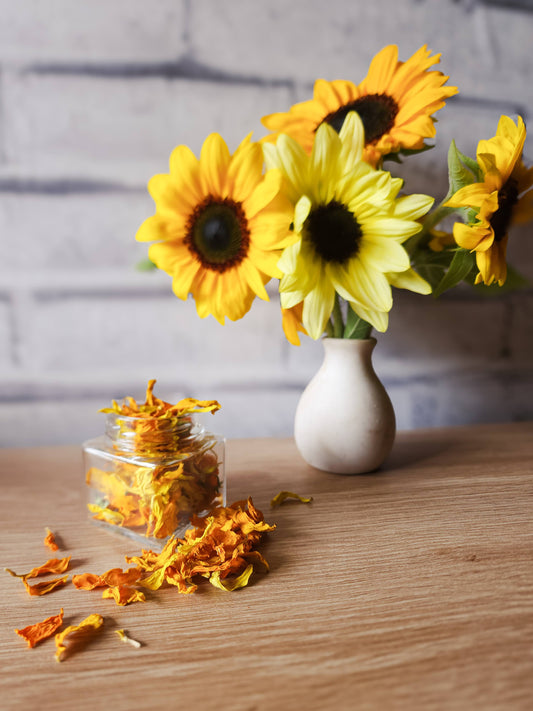 Sunflower petals